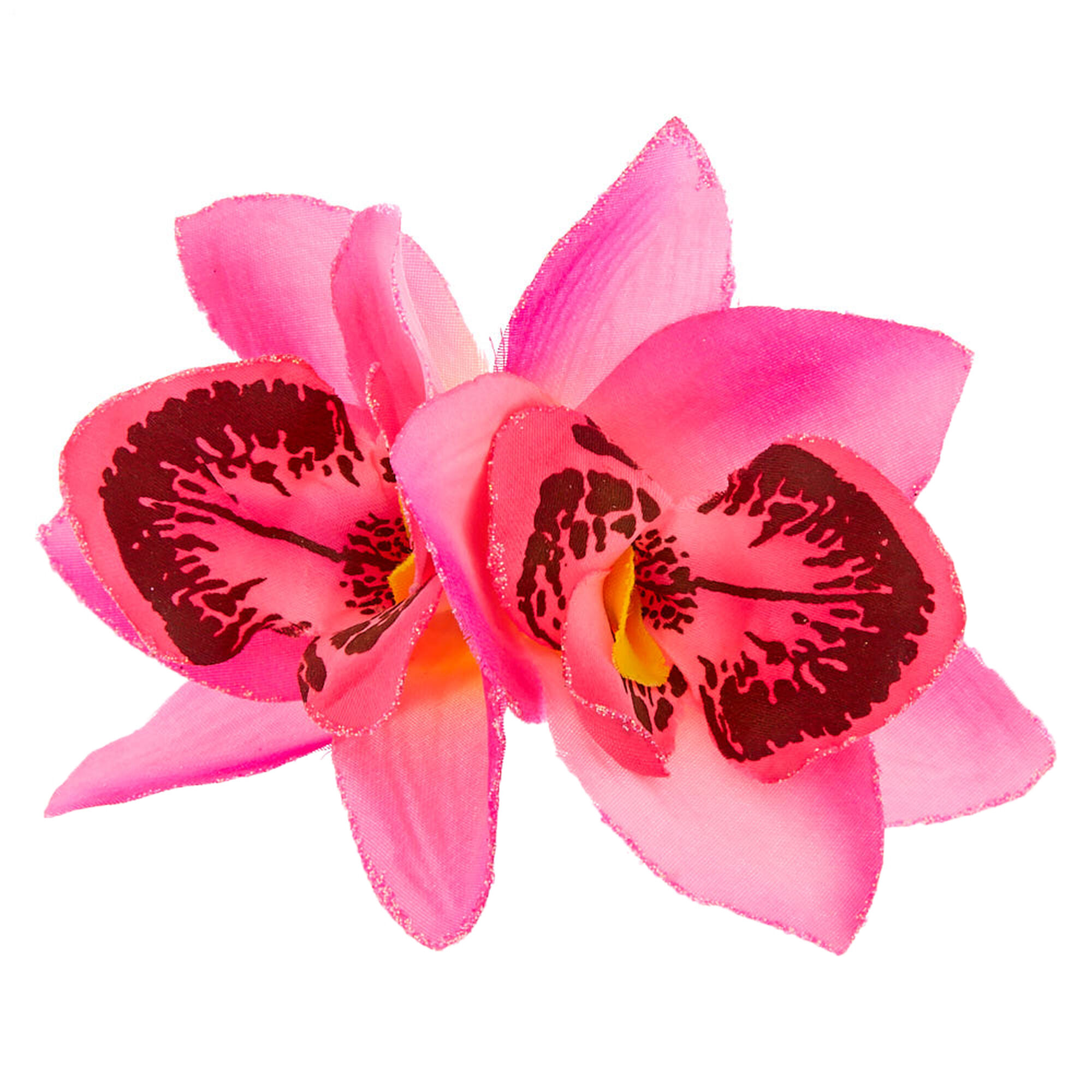 Orchid Flower Hair Clip - Hot Pink | Claire's