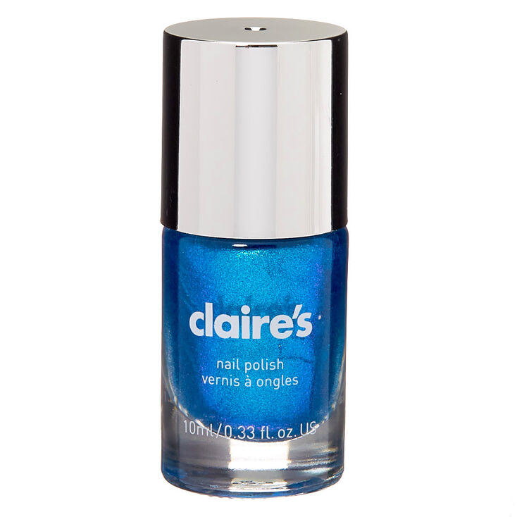 Shimmer Nail Polish - Royal Blue Holo,