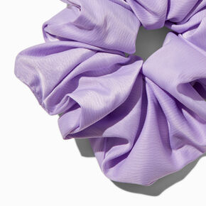 Lilac Satin Hair Scrunchie,