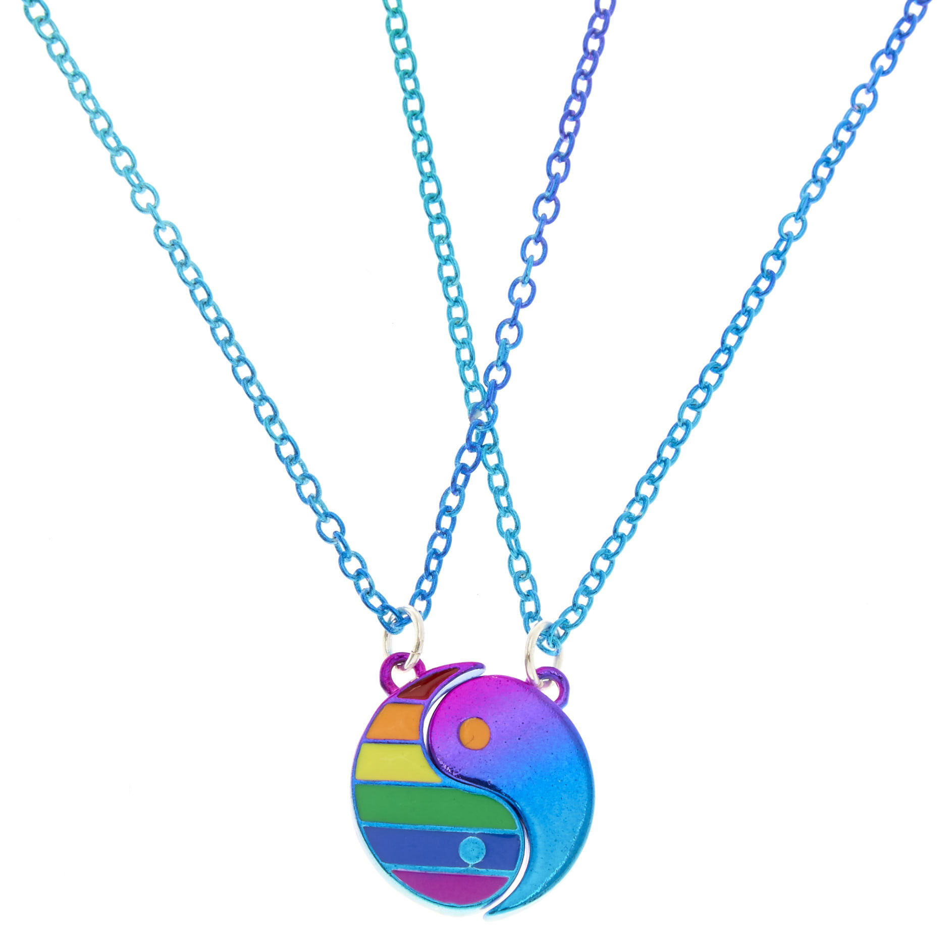 Claire's yin hotsell yang mood necklace