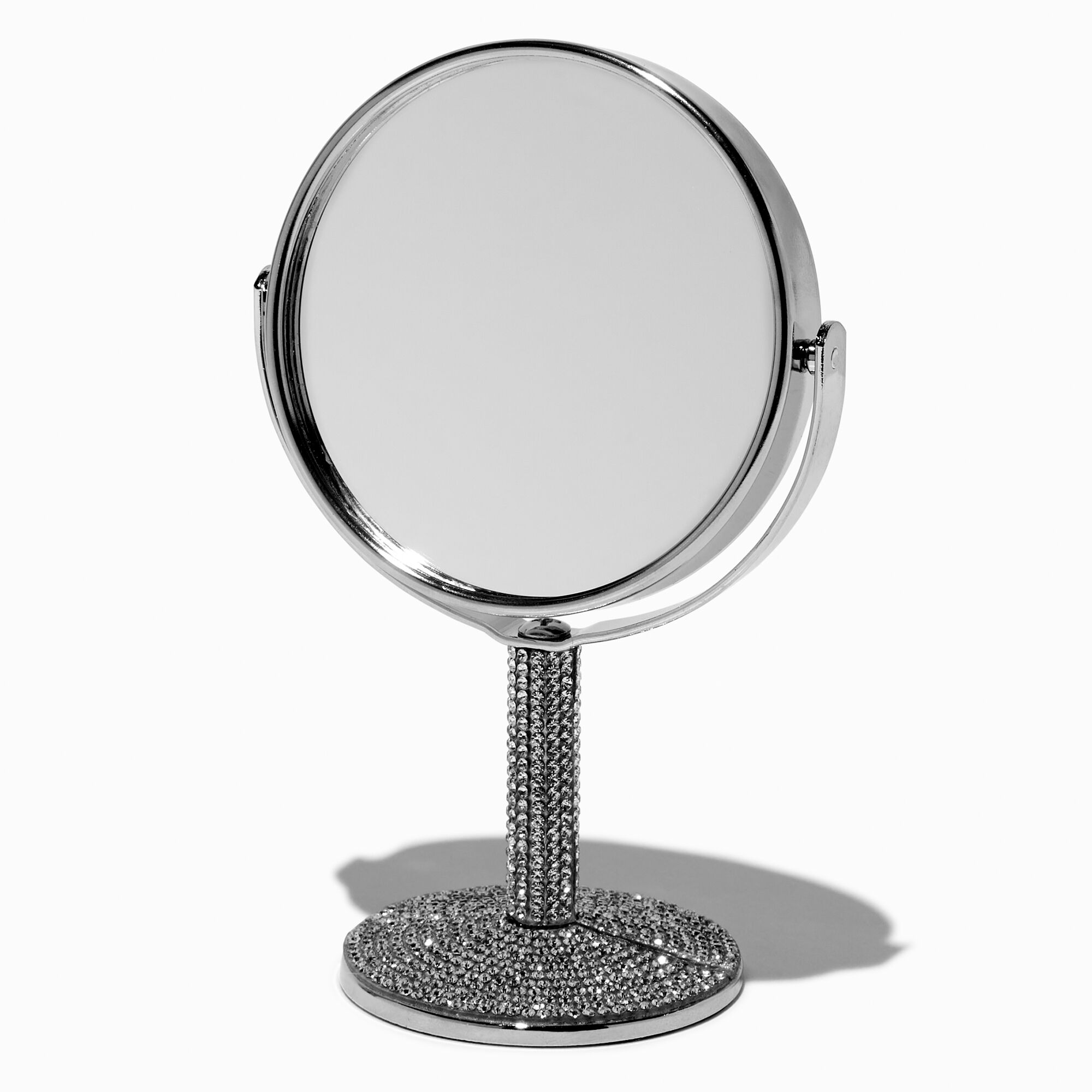 Mini miroir sur pied bling-bling,