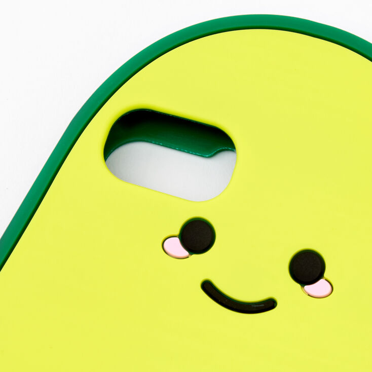 Smiling Avocado Silicone Phone Case - Fits iPhone&reg; 6/7/8/SE,