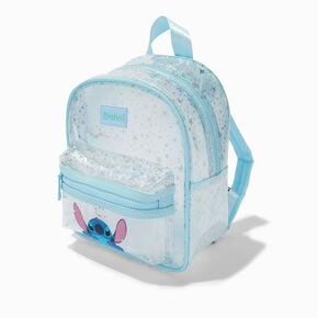 Disney Stitch Clear Glitter Backpack,