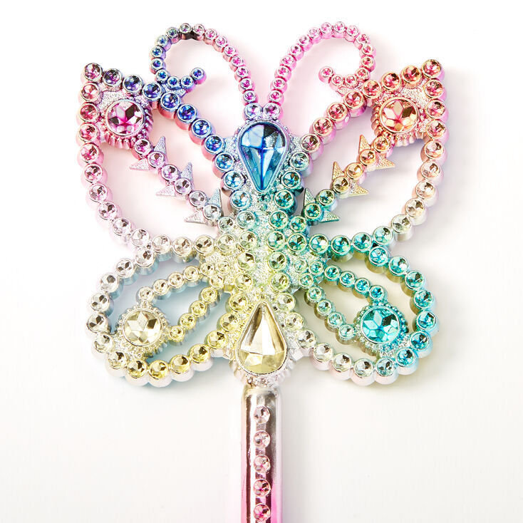 Claire&#39;s Club Rainbow Butterfly Wand,