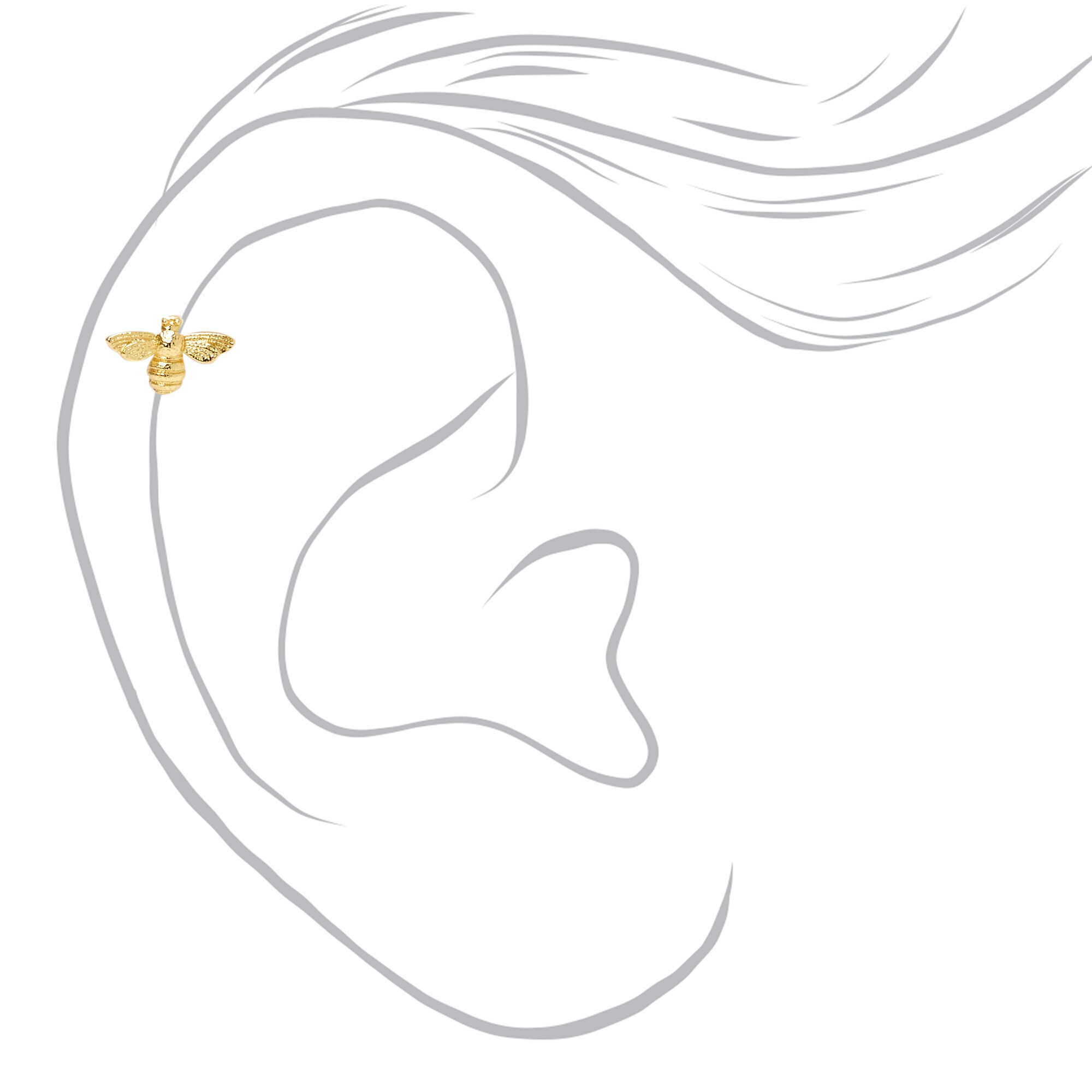 Bee shop cartilage earring