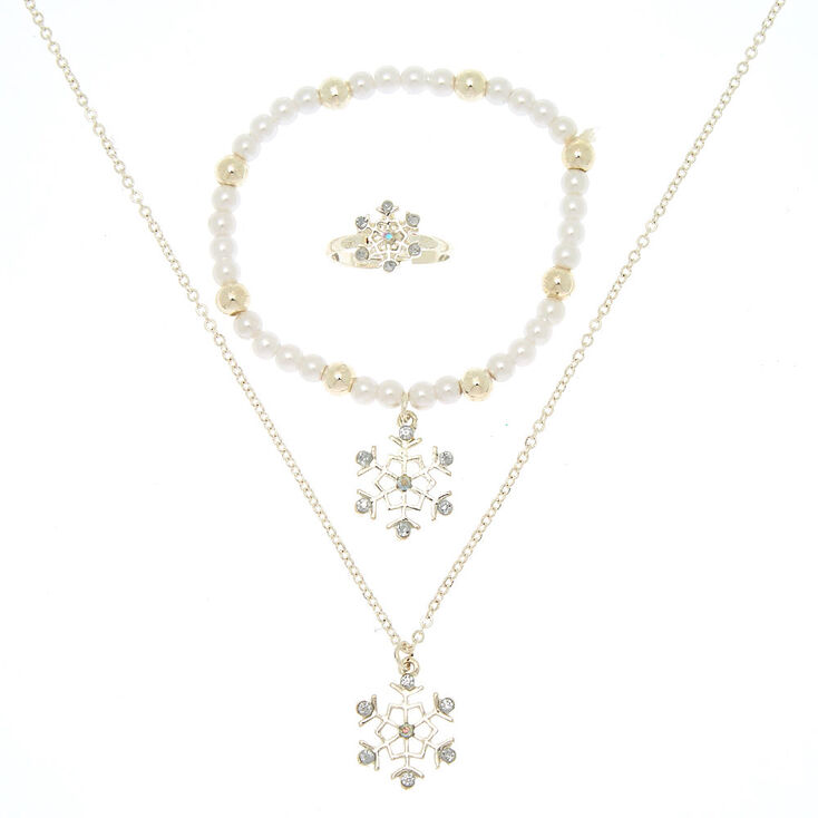 Claire S Club Snowflake Jewellery Set Claire S Club Snowflake Jewellery Set