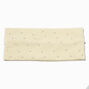 Ivory Pearl Sweater Knit Headwrap,