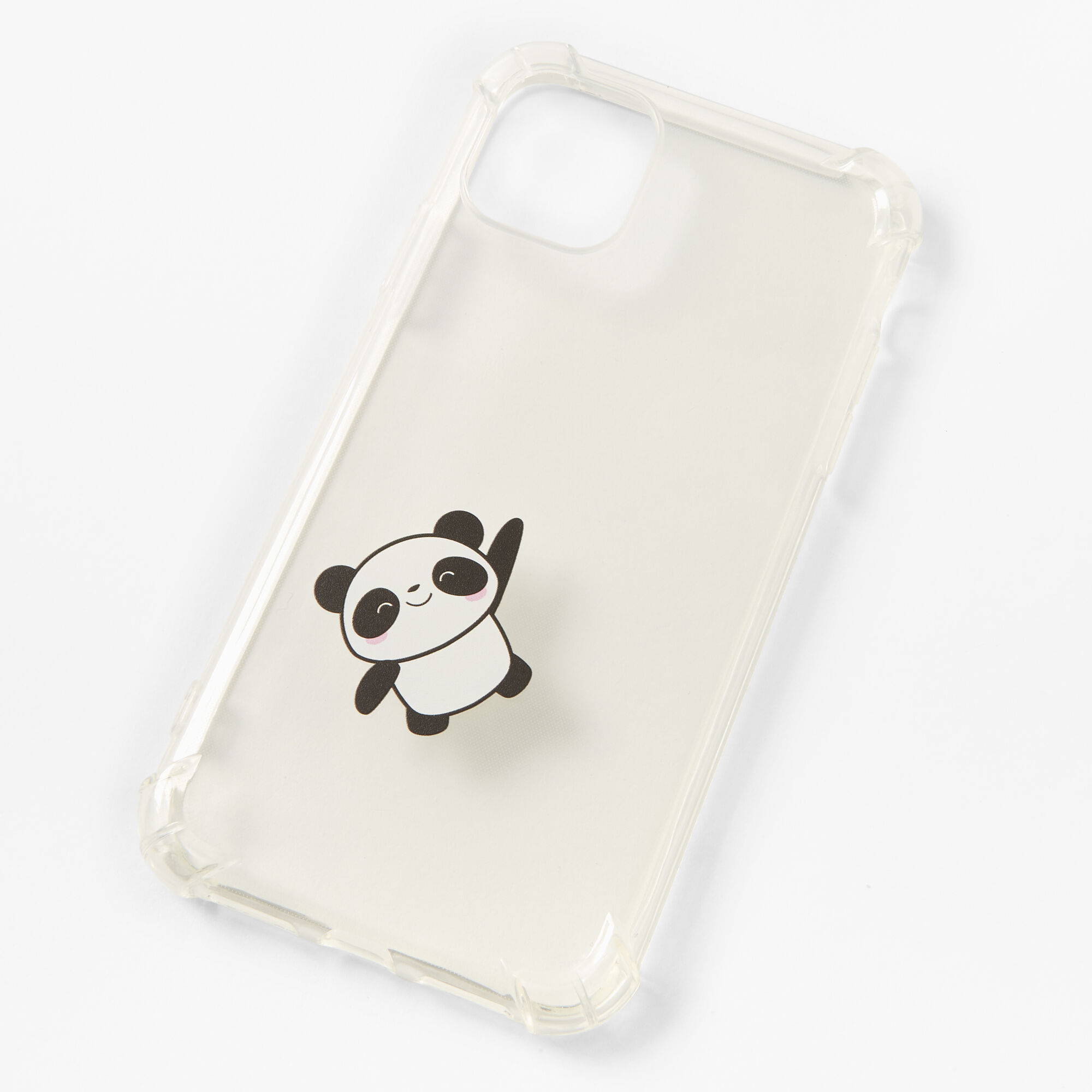 View Claires Clear Panda Protective Phone Case Fits Iphone 11 information