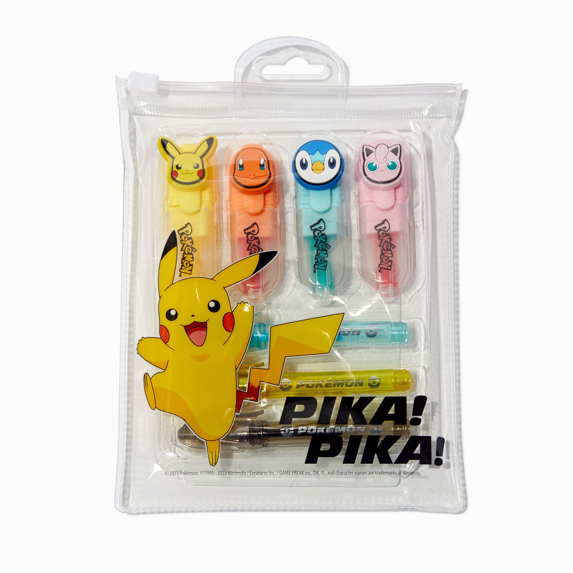 View Claires Pokémon Highlighter Gel Pen Set 7 Pack information