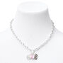 Pink Butterfly Pendant Necklace,