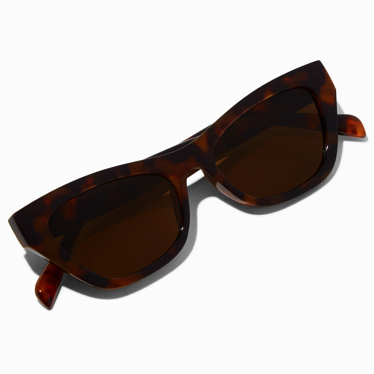 Lunettes de soleil &oelig;il de chat &eacute;caille de tortue,