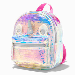 Claire's Small Backpack Girls Purse - Cute Functional Fashion Accessory for  Kids Little Girl, Tweens and Teens - Pink Quilted Pearl 8x5.5x10.5 