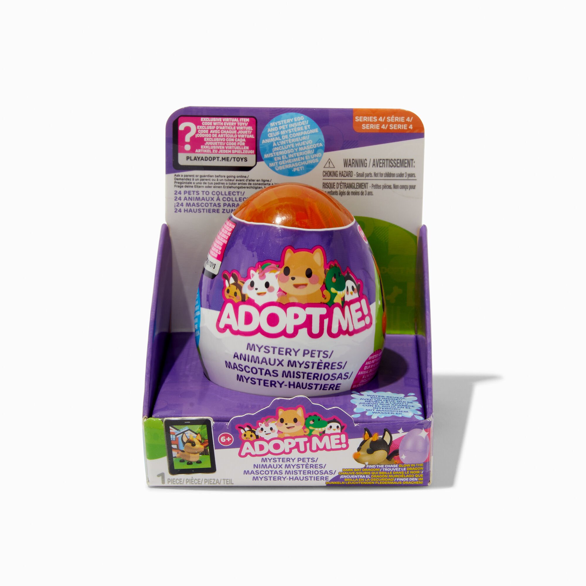 Pochette surprise animaux mystères Adopt Me!™ série 4 - Les modèles peuvent varier,