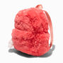 Furry Coral Mini Backpack,