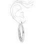 Silver 60MM Boho Hoop Earrings,
