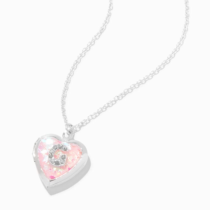 Repurposed Pink CC Heart Pendant Necklace
