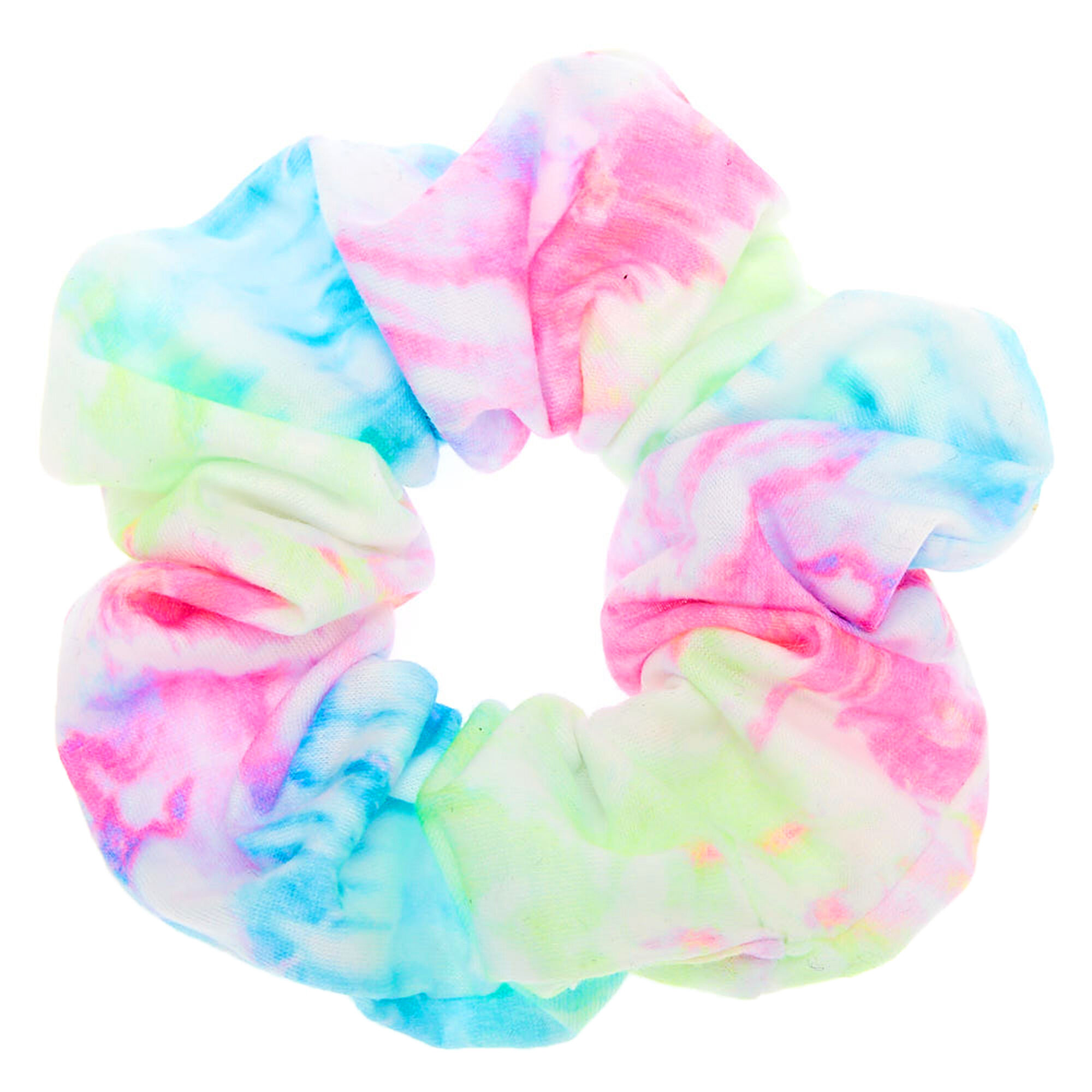 View Claires Medium Pastel Tie Dye Hair Scrunchie information