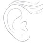 Sterling Silver Open Triangle Stud Earrings,