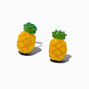 Puffy Pineapple Stud Earrings,