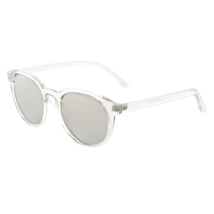 Claire's Lunettes de soleil pantos transparentes teintées