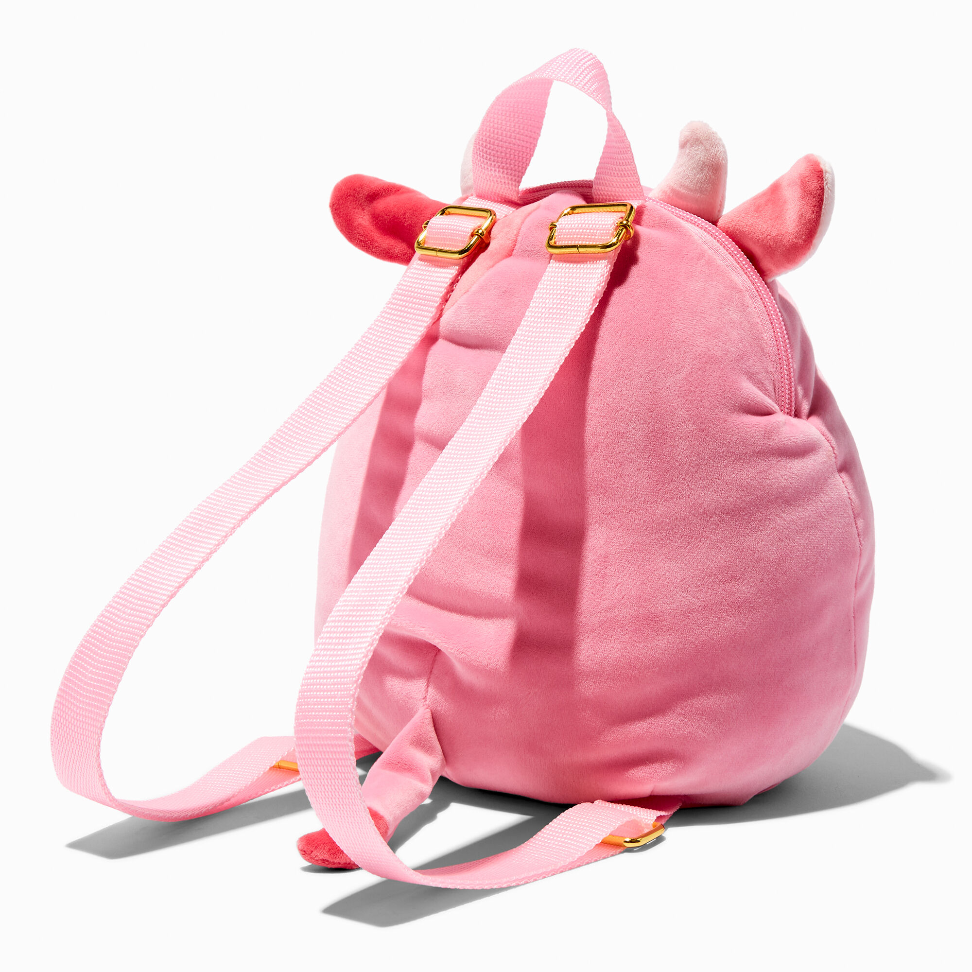 Squishmallows 12 Pink Cow Plush Toy Backpack Claire s US