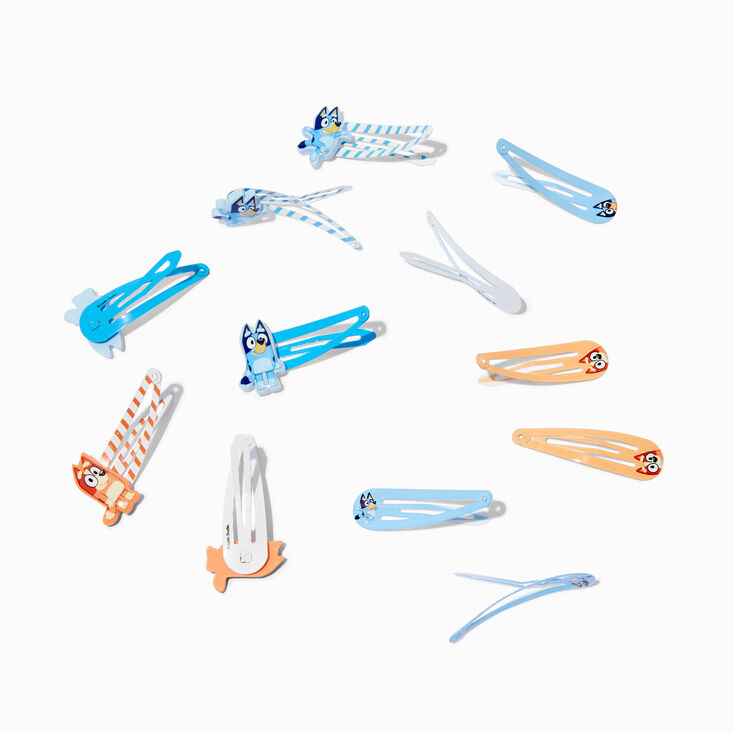Bluey Snap Hair Clips - 12 Pack,