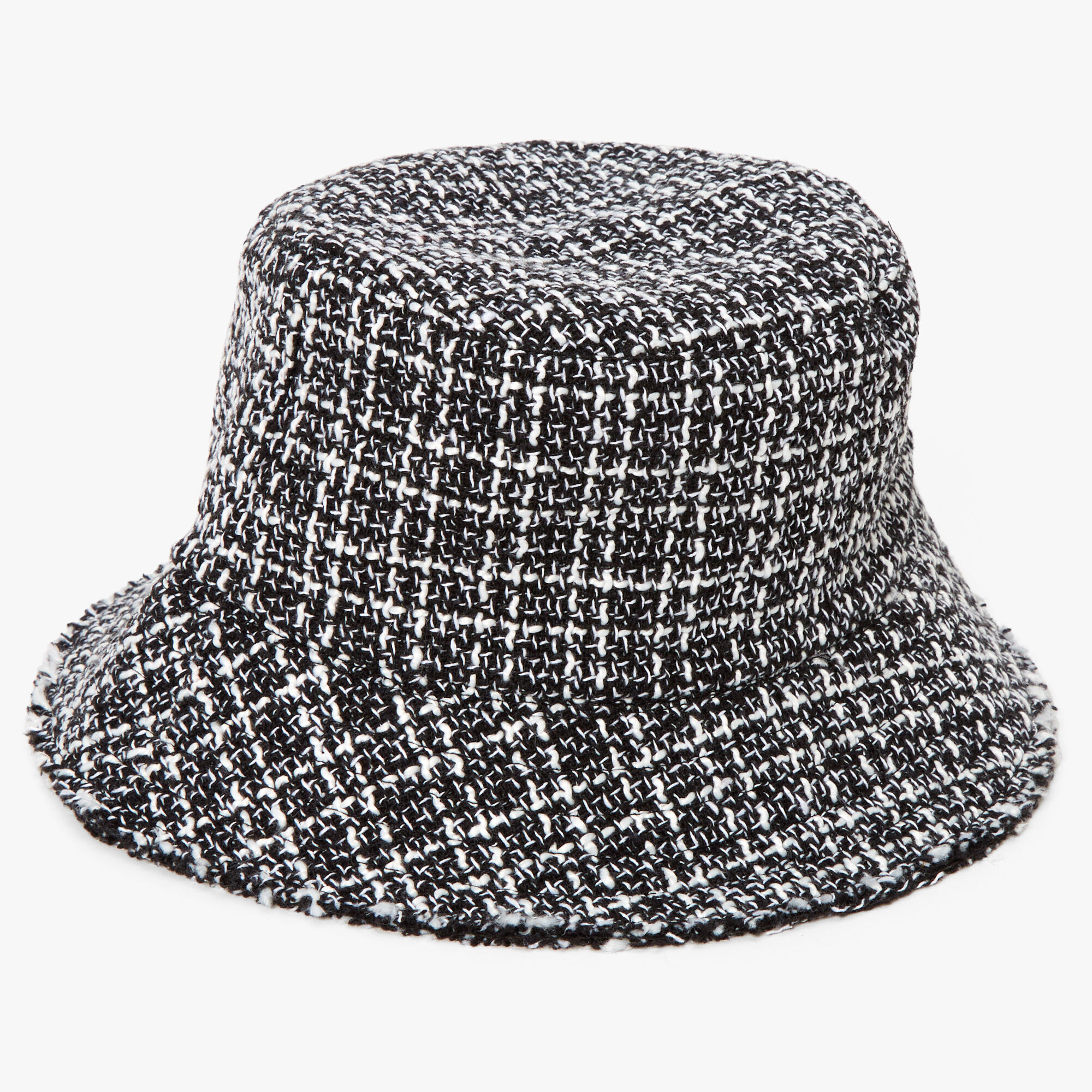 Black and shop white bucket hat