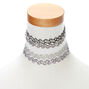 Neutral Tattoo Choker Necklaces - 5 Pack,