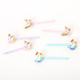 Claire&#39;s Club Pastel Unicorn Hair Pins - 6 Pack,