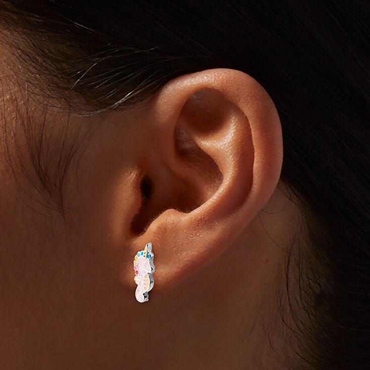 Clous d&rsquo;oreilles hippocampe,