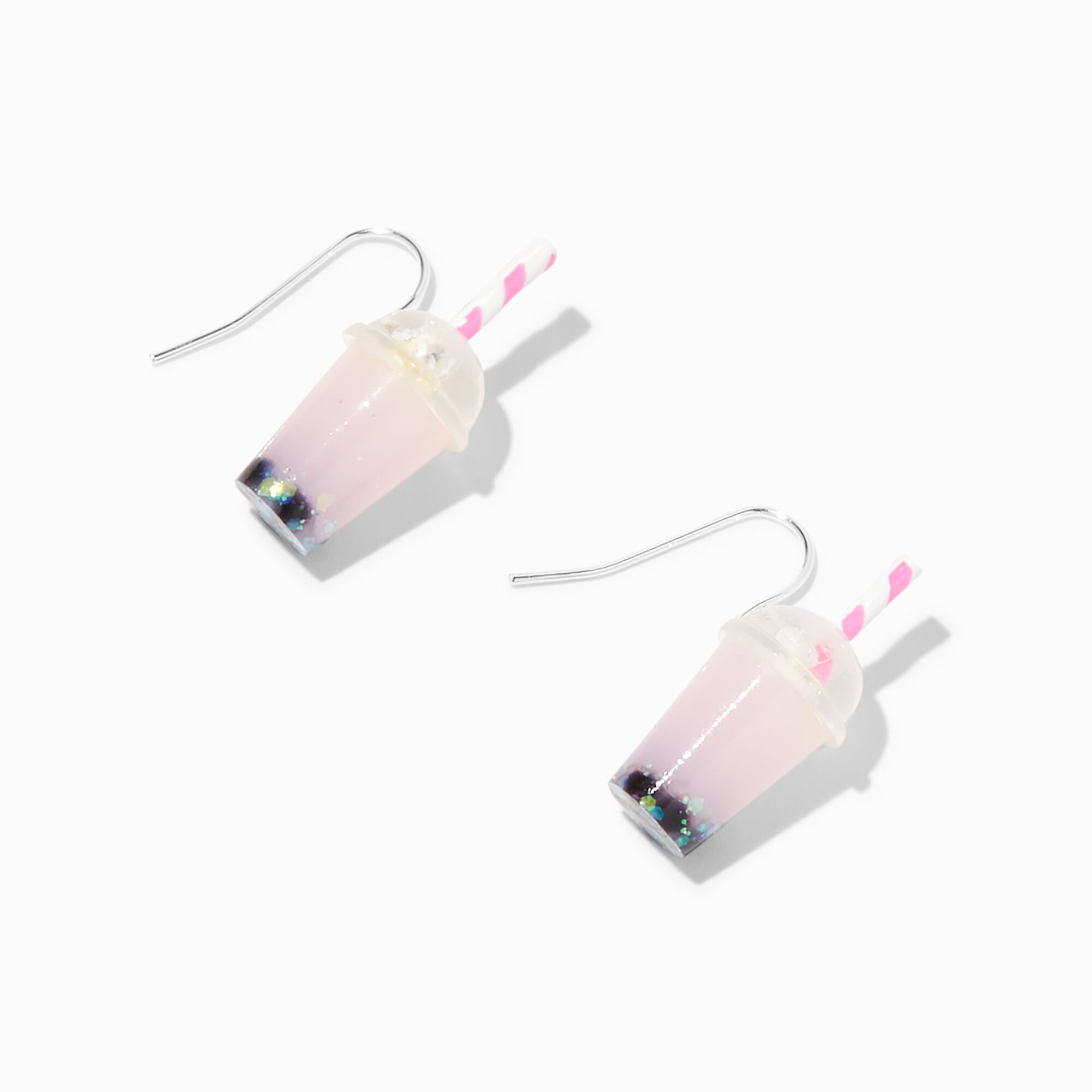 View Claires 05 Bubble Tea Drop Earrings Pink information