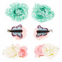 Lot de 6 barrettes motif papillons de jardin pour enfant,