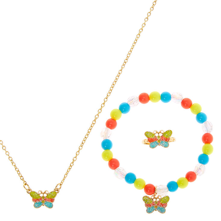 Claire's Parure de bijoux papillons Club Claire's - Lot de 3