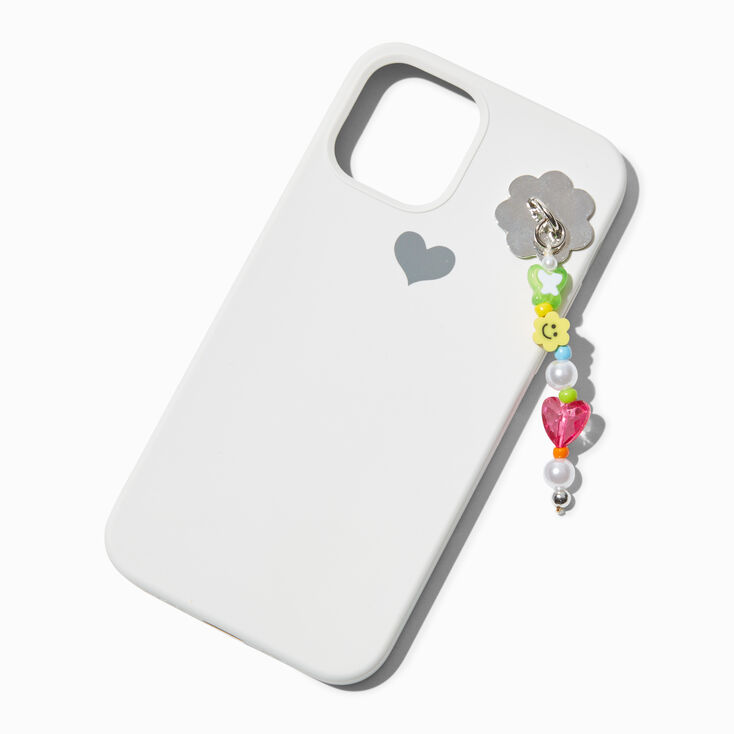 Happy Face Beaded Phone Ring Stand,
