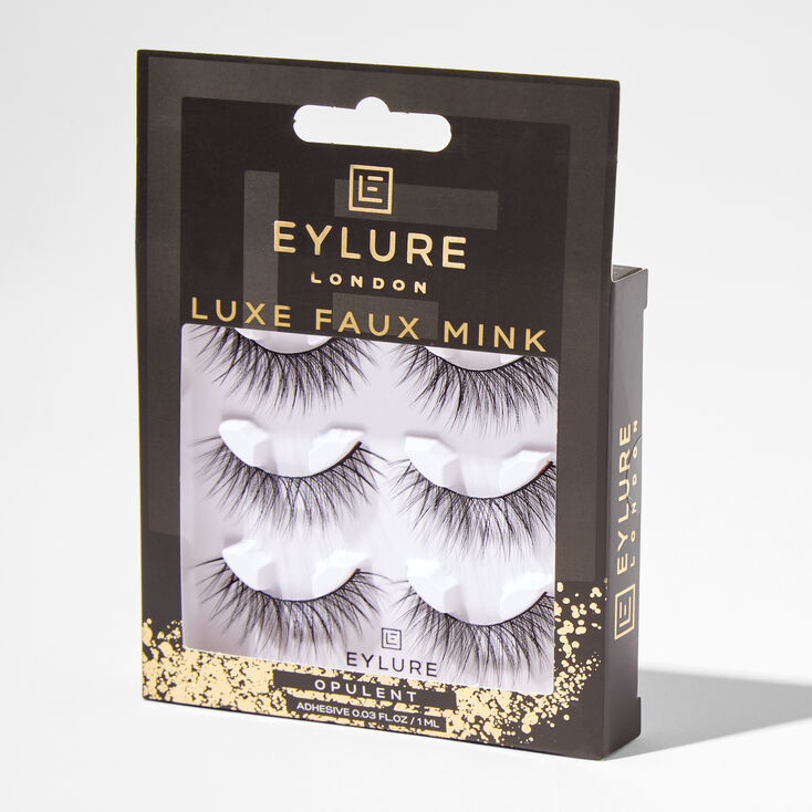 Eylure Luxe Faux Mink Eyelashes - Opulent &#40;3 pack&#41;,