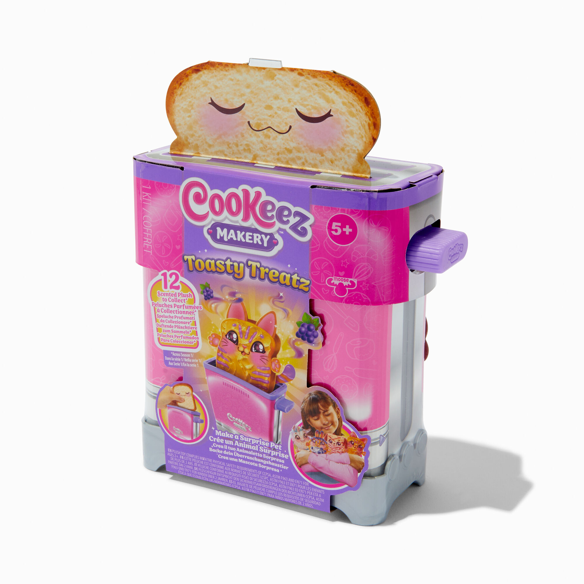 View Claires Cookeez Makery Toasty Treatz Soft Toy Styles Vary information