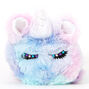 Trousse &agrave; crayons licorne en peluche tie dye pastel,