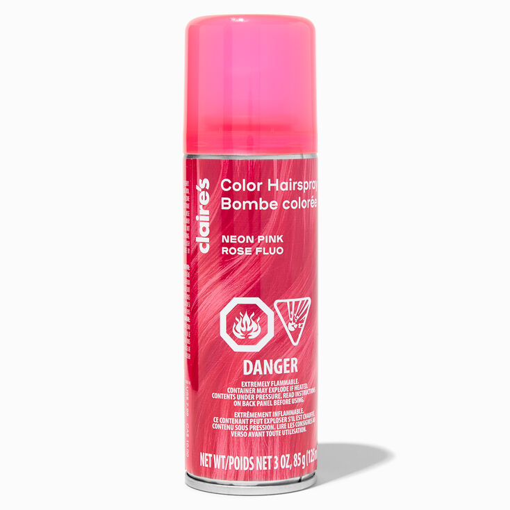 Neon Pink Color Hairspray,