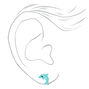 Seashell, Dolphin, &amp; Mermaid Stud Earrings - 3 Pack,