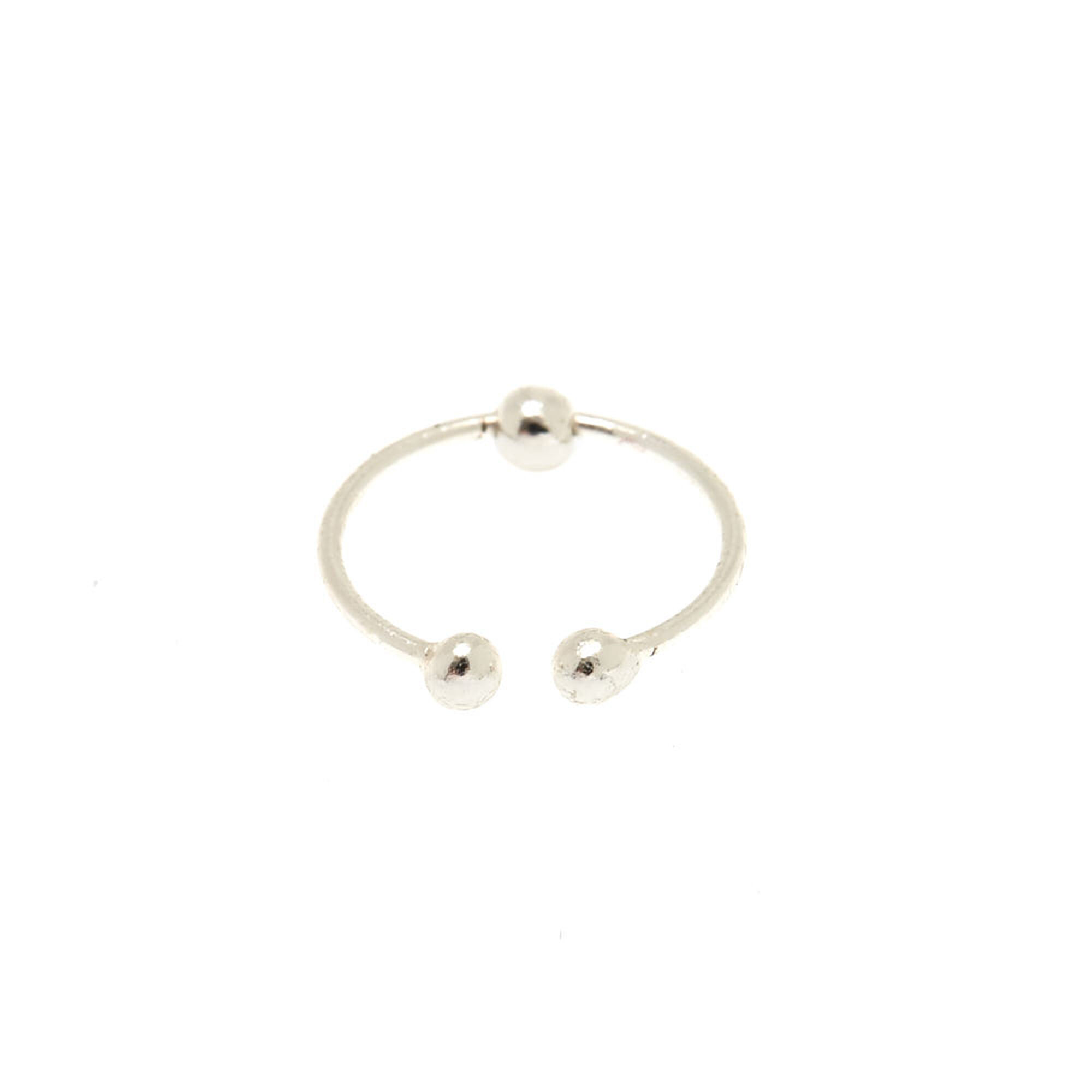 Sterling Silver Faux Nose Ring Claire's US