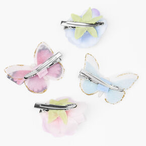 Barrettes papillon &agrave; fleurs Claire&#39;s&nbsp;Club - Lot de 4,