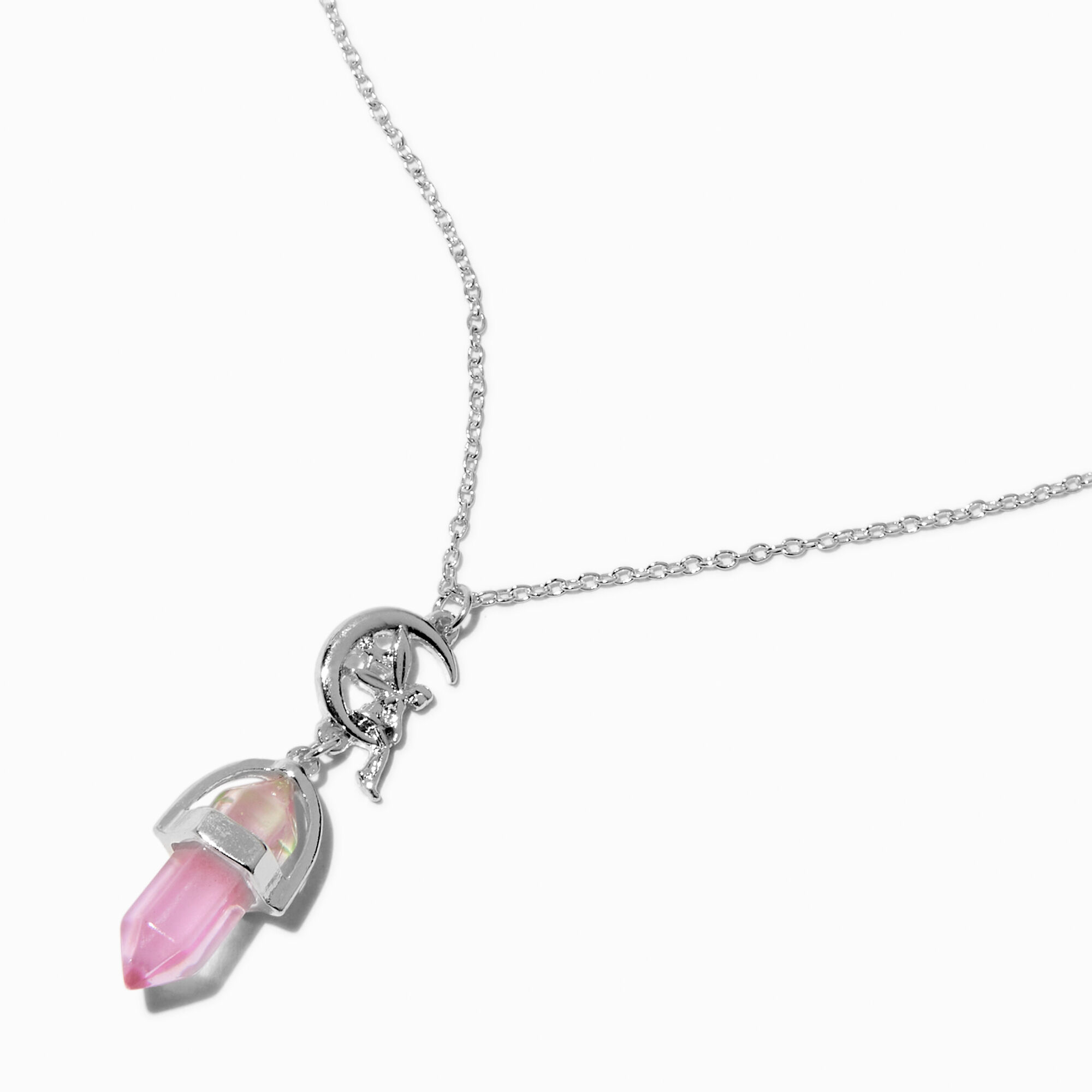 UV Colour-Changing Purple Fairy Mystical Pendant Necklace,
