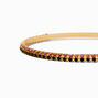 Skinny Pink &amp; Green Rhinestone Headbands - 2 Pack,