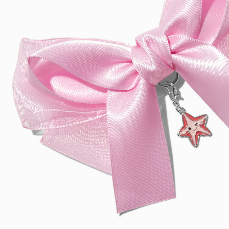 Claire&#39;s Club Make-It-Yourself Pastel Pink Hair Bow Accessory Kit,