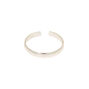 Bague d&#39;orteil &agrave; anneau classique en argent,