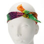 Crazy Rainbow Coloured Bandana Headwrap,