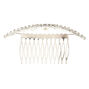 Peaked Crystal Tiara Hair Comb,