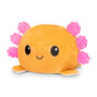 TeeTurtle&trade; Claire&#39;s Exclusive Reversible Plushies Orange &amp; Purple Daisy Axolotl,