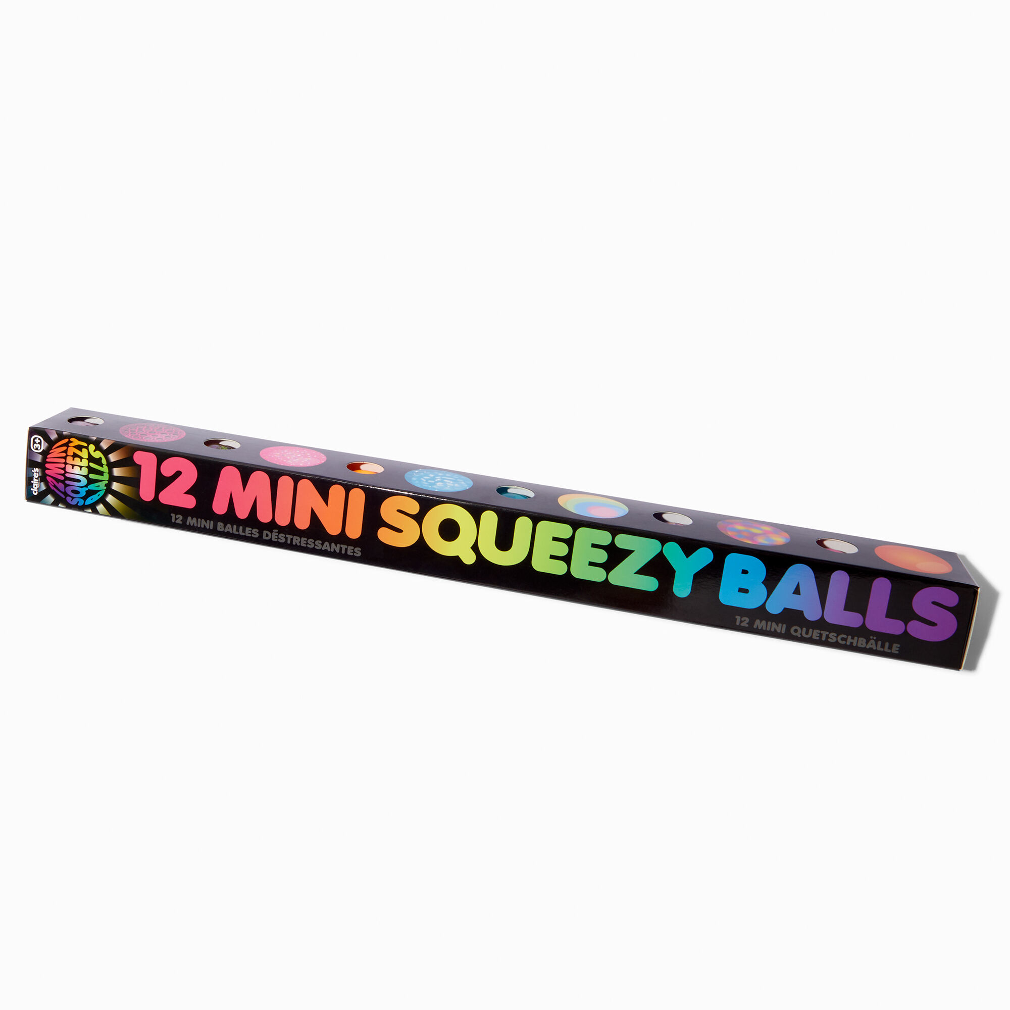 View Claires Mini Squeezy Balls Fidget Toy 12 Pack information