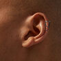 Silver-tone Chain 18G Cartilage Hoop Earrings ,
